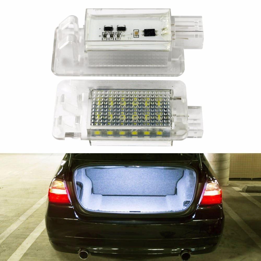 2PCS LED For Volvo XC70 S60 S80 C70 XC90 LED luggage compartment light Trunk light auto lighting system  Automotive parts