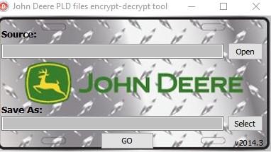John Deer encryptdecrypt tool Editor +Payloads PLD files & Calibartion Files