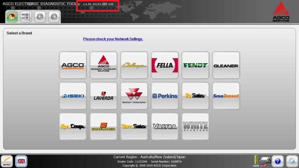 AGCO EDT Electronic Diagnostic Tool 1.94 – Activation For ALL Brands – Latest 2020 Version – Online Installation Service