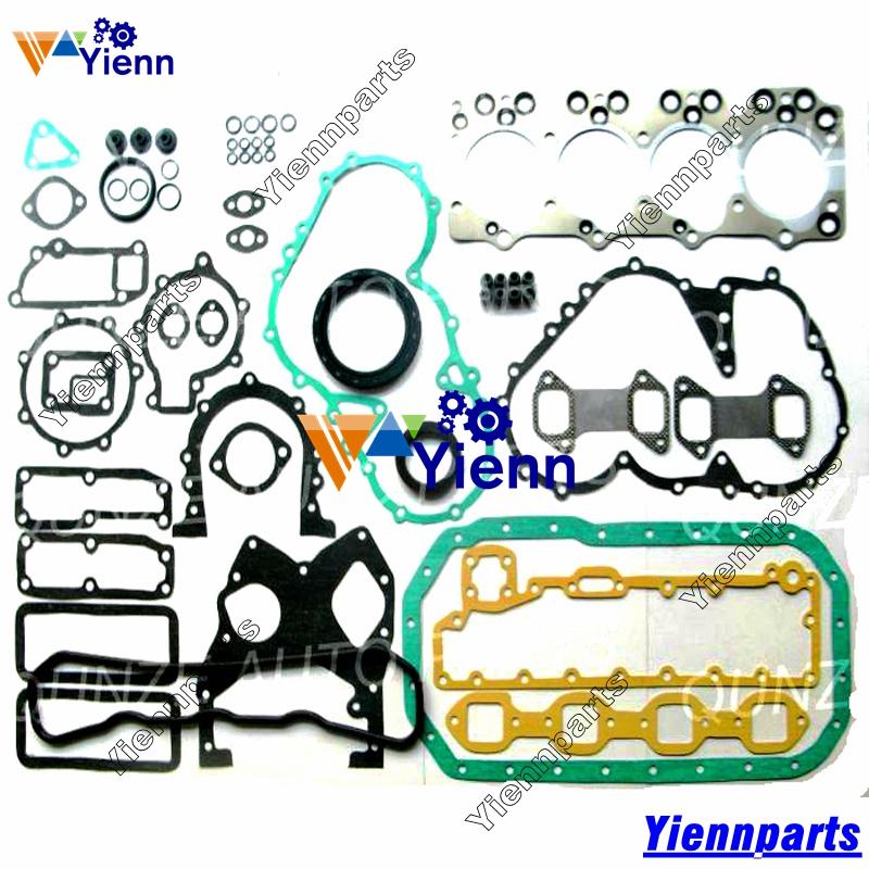 For Isuzu 4BA1 Full gasket kit 5-87810-016-0 with head gasket 9-11141-658-0 for Truck TLD34 4AB1 diesel engine repair parts