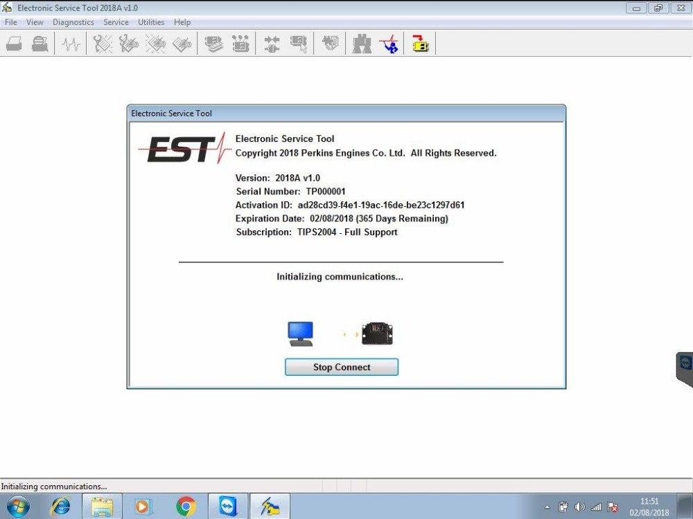 EST 2018A Electronic Service Tool For Perkinss – All Engines Diagnostics Software -Online Installation !