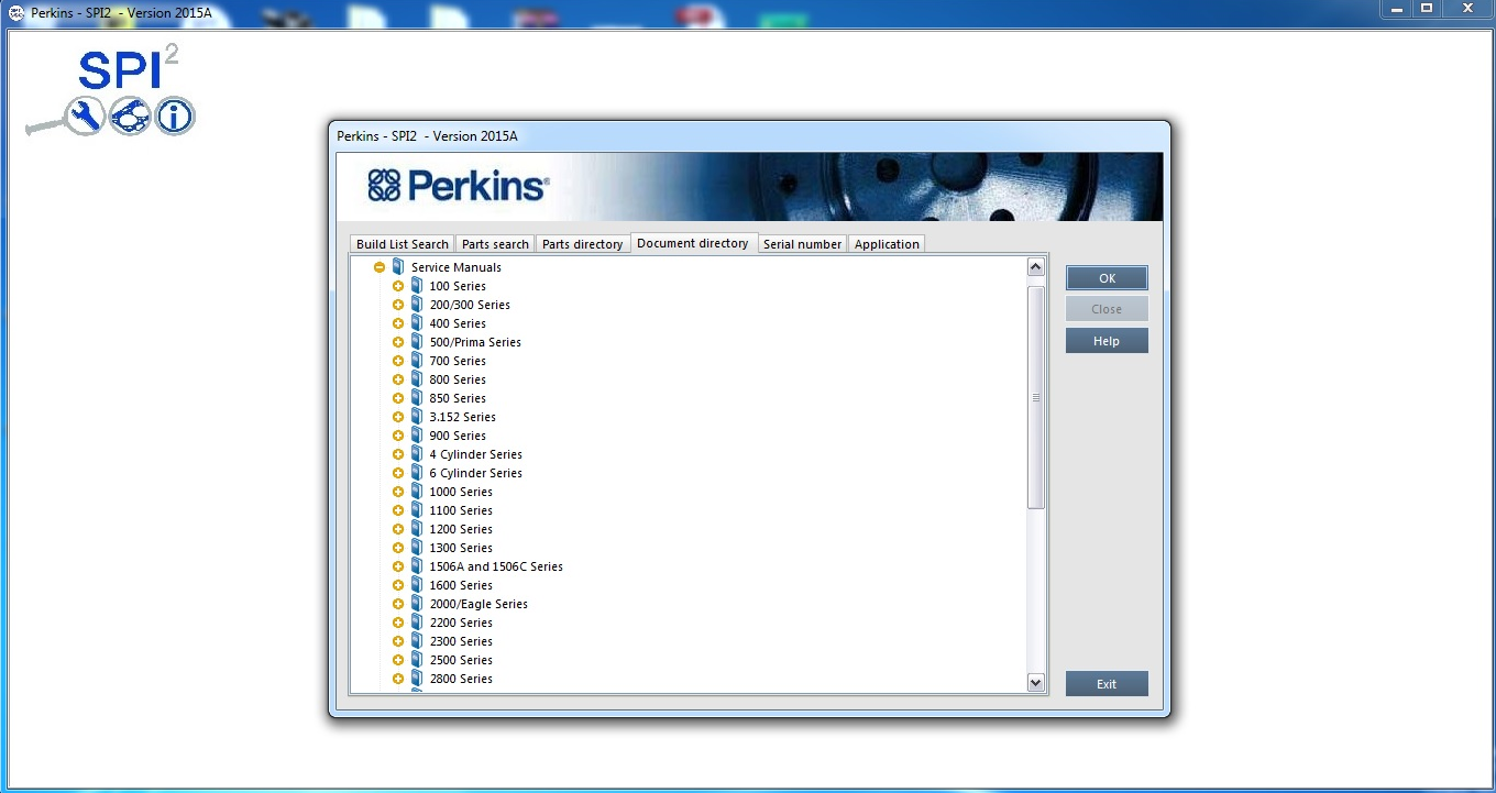 SPI2 V2015A Full Parts Catalog (EPC) & Service Information Software For Perkinss- Latest Version !