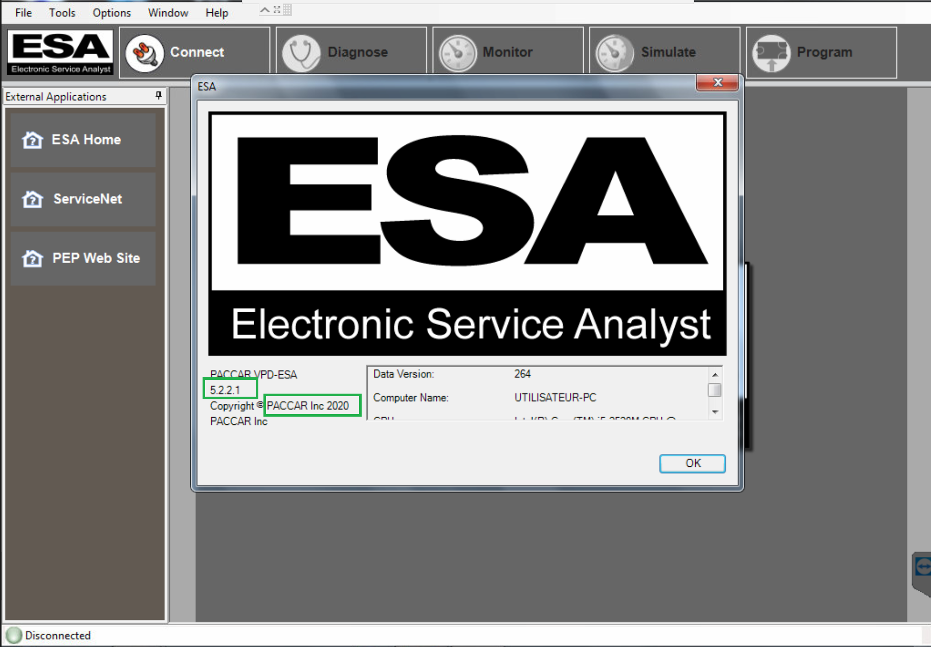 PACCAR ESA Electronic Service Analyst v5.3 New & Latest 2020 With Generation 5 Files & SW Flash files 092020