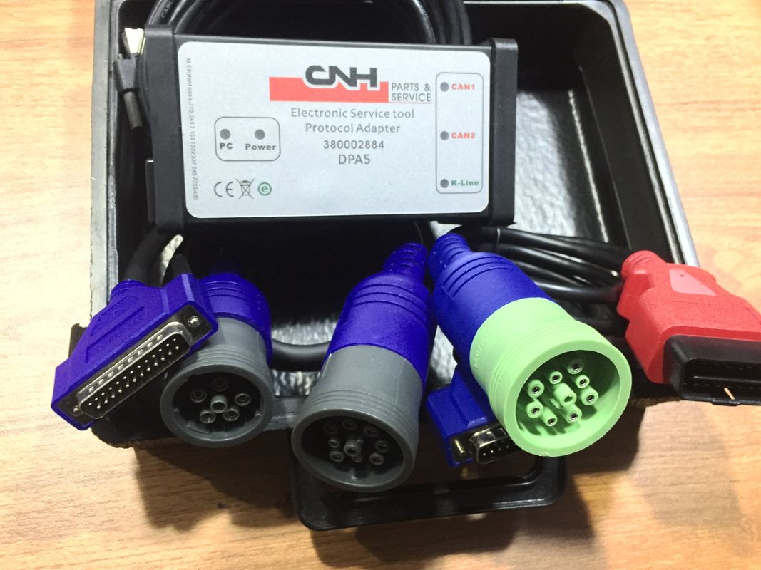 CASE / STEYR / KOBE-LCO – CNH Est DPA 5 Diagnostic Kit 2022 Diesel Engine Electronic Service Tool Adapter 380002884-Include CNH 9.6 Engineering Software – 499$ Value !